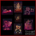 Children's Toys In Lights Poster 2 by Marian Bell Children's Toys In Lights Poster 2 by Marian Bell