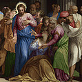 Christ addressing a Kneeling Woman Painting by Paolo Veronese Christ addressing a Kneeling Woman Painting by Paolo Veronese