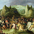 Christ On The Road To Calvary by Frans II the Younger Francken Christ On The Road To Calvary by Frans II the Younger Francken