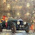 Christmas Bentley Painting by Peter Miller Christmas Bentley Painting by Peter Miller