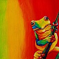 Chroma Frog Painting by Jean Cormier Chroma Frog Painting by Jean Cormier