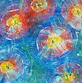 Circle Burst Painting by Amelie Simmons Circle Burst Painting by Amelie Simmons