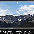 Cirque Meadows Poster Photograph by Tracy Smith