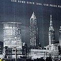Cleveland Skyline Banner Photograph by Valerie Collins Cleveland Skyline Banner Photograph by Valerie Collins