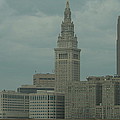 Cleveland Ohio Skyscrapers Photograph by Valerie Collins Cleveland Ohio Skyscrapers Photograph by Valerie Collins