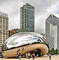 Cloud Gate in Chicago Photograph by Mitchell R Grosky Cloud Gate in Chicago Photograph by Mitchell R Grosky