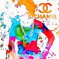Coco Chanel Paint Splatter by Dan Sproul Coco Chanel Paint Splatter by Dan Sproul