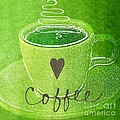 Coffee Painting by Linda Woods Coffee Painting by Linda Woods