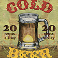 Cold Beer Painting by Debbie DeWitt Cold Beer Painting by Debbie DeWitt