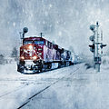 Cold Nights On The Midnight Train Color Photograph by Theresa Tahara Cold Nights On The Midnight Train Color Photograph by Theresa Tahara