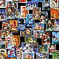 Collage Snowman Vertical Photo Art by Thomas Woolworth Collage Snowman Vertical Photo Art by Thomas Woolworth