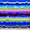 Color Waves No. 4 by Michelle Calkins Color Waves No. 4 by Michelle Calkins