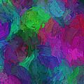 Colorful Abstract 106 Panorama Digital Art by Andee Design
