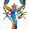 Colorful Lobster Art by Sharon Cummings Painting by Sharon Cummings Colorful Lobster Art by Sharon Cummings Painting by Sharon Cummings