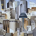 Composition Looking East Painting by Catherine Abel