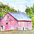 Country Barn Drawing by Bill Richards Country Barn Drawing by Bill Richards