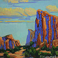 Courthouse Rock in Sedona Painting by Maria Hunt Courthouse Rock in Sedona Painting by Maria Hunt