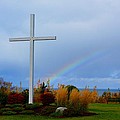 Cross at the End of the Rainbow Photograph by Keith Stokes Cross at the End of the Rainbow Photograph by Keith Stokes