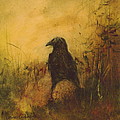 Crow 7 Painting by David Ladmore Crow 7 Painting by David Ladmore