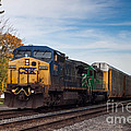 CSX Freight Engine Photograph by Thomas Marchessault CSX Freight Engine Photograph by Thomas Marchessault
