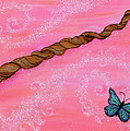 Cypress Wand Painting by Deborha Kerr Cypress Wand Painting by Deborha Kerr