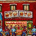 Decarie Hot Dog Restaurant Cosmix Comic Store Montreal Paintings Hockey Art Winter Scenes C Spandau by Carole Spandau Decarie Hot Dog Restaurant Cosmix Comic Store Montreal Paintings Hockey Art Winter Scenes C Spandau by Carole Spandau
