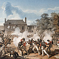 Defence Of The Chateau De Hougoumont by Denis Dighton Defence Of The Chateau De Hougoumont by Denis Dighton