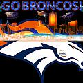 Denver Broncos 3 Digital Art by Becca Buecher Denver Broncos 3 Digital Art by Becca Buecher