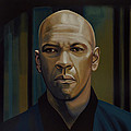 Denzel Washington in The Equalizer Painting Painting by Paul Meijering Denzel Washington in The Equalizer Painting Painting by Paul Meijering