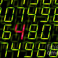 Digital numbers with one highlighted Photograph by Simon Bratt Digital numbers with one highlighted Photograph by Simon Bratt