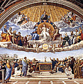 Disputation of the Eucharist Painting by Raphael Disputation of the Eucharist Painting by Raphael