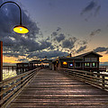Dock lights at Jekyll Island Photograph by Debra and Dave Vanderlaan Dock lights at Jekyll Island Photograph by Debra and Dave Vanderlaan