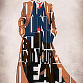 Doctor Who Inspired Tenth Doctor's Typographic Artwork Painting by Inspirowl Design Doctor Who Inspired Tenth Doctor's Typographic Artwork Painting by Inspirowl Design