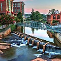 Downtown Greenville on the River Photograph by Carol Montoya Downtown Greenville on the River Photograph by Carol Montoya