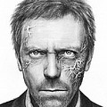 Dr. Gregory House - House MD Drawing by Olga Shvartsur Dr. Gregory House - House MD Drawing by Olga Shvartsur