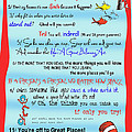 Dr Seuss - Quotes to Change Your Life Digital Art by Georgia Fowler Dr Seuss - Quotes to Change Your Life Digital Art by Georgia Fowler