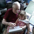 Drawing With Gracie Photograph by Seth Weaver Drawing With Gracie Photograph by Seth Weaver