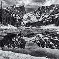 Dream Lake Morning Monochrome Photograph by Darren White Dream Lake Morning Monochrome Photograph by Darren White