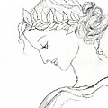 Dreaming of the Dance Drawing by Maria Hunt Dreaming of the Dance Drawing by Maria Hunt