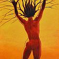 Dryad Painting by Glenn Pollard Dryad Painting by Glenn Pollard