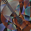 Dynamic Guitar Painting by Ricardo Chavez-Mendez Dynamic Guitar Painting by Ricardo Chavez-Mendez