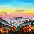 Early Morning Smoky Mountains Painting by Karl Wagner Early Morning Smoky Mountains Painting by Karl Wagner