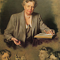 Eleanor Roosevelt, First Lady Painting by Science Source Eleanor Roosevelt, First Lady Painting by Science Source