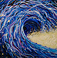 Electric Wave Painting by Joel Tesch Electric Wave Painting by Joel Tesch
