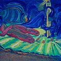 Elf and His Magical Slippers Pastel by Suzanne Berthier Elf and His Magical Slippers Pastel by Suzanne Berthier