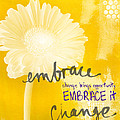 Embrace Change Painting by Linda Woods Embrace Change Painting by Linda Woods
