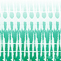 Emerald Ombre Painting by Linda Woods Emerald Ombre Painting by Linda Woods
