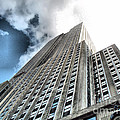 Empire State Building - Vertigo In Reverse by Luther Fine Art Empire State Building - Vertigo In Reverse by Luther Fine Art