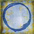 Enso No. 109 Blue On Blue by Julie Niemela Enso No. 109 Blue On Blue by Julie Niemela