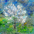 Ethereal Almond Tree Painting by Augusta Stylianou Ethereal Almond Tree Painting by Augusta Stylianou